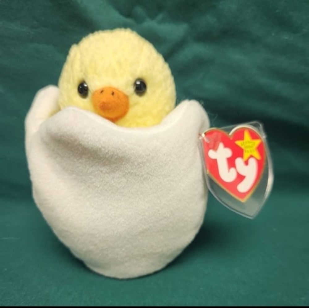 Ty Beanie Babies 1999 Eggbert Easter Chick